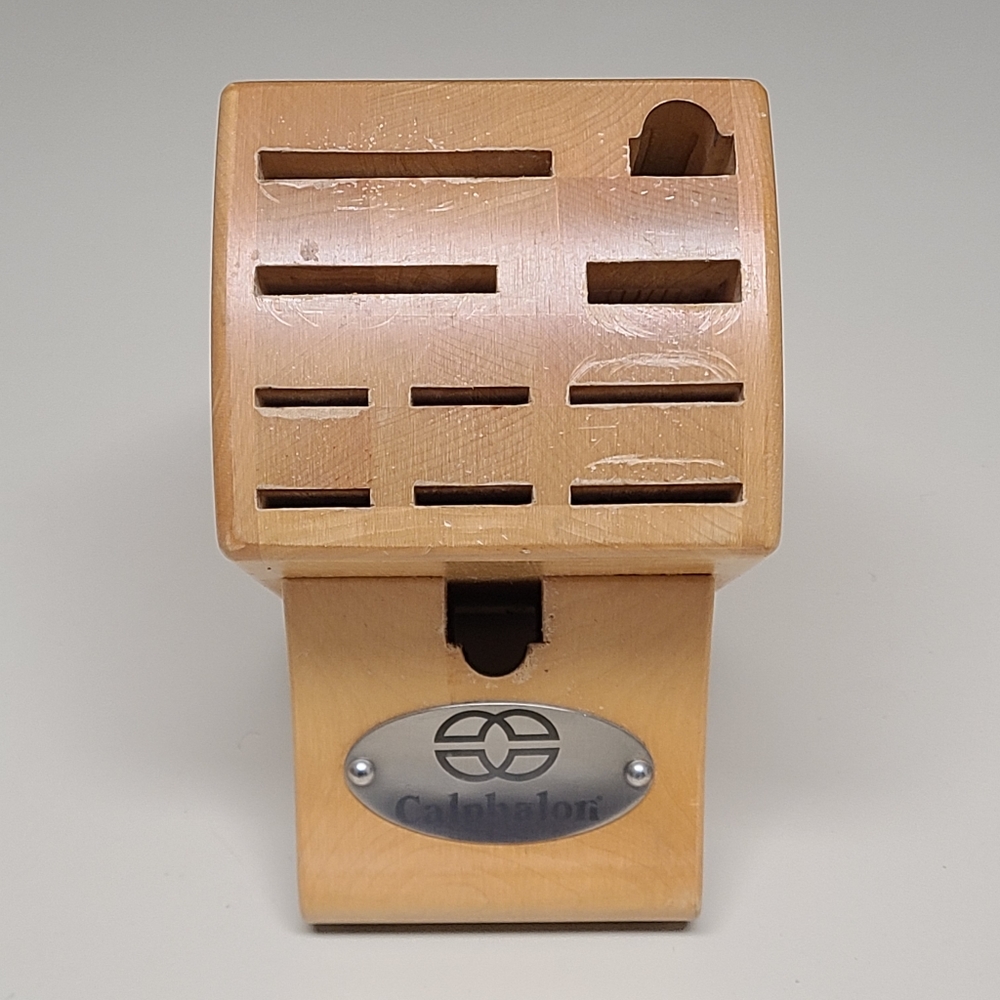 Calphalon Kitchen counter top slim Hardwood knife block